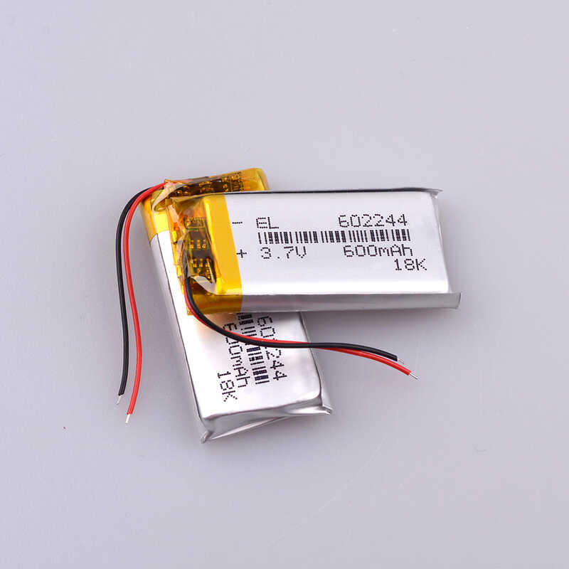 Δ 3.7V 600Mah 602244 602045 แบตเตอรี่ลิเธียมไอออนโพลิเมอร์แบบ