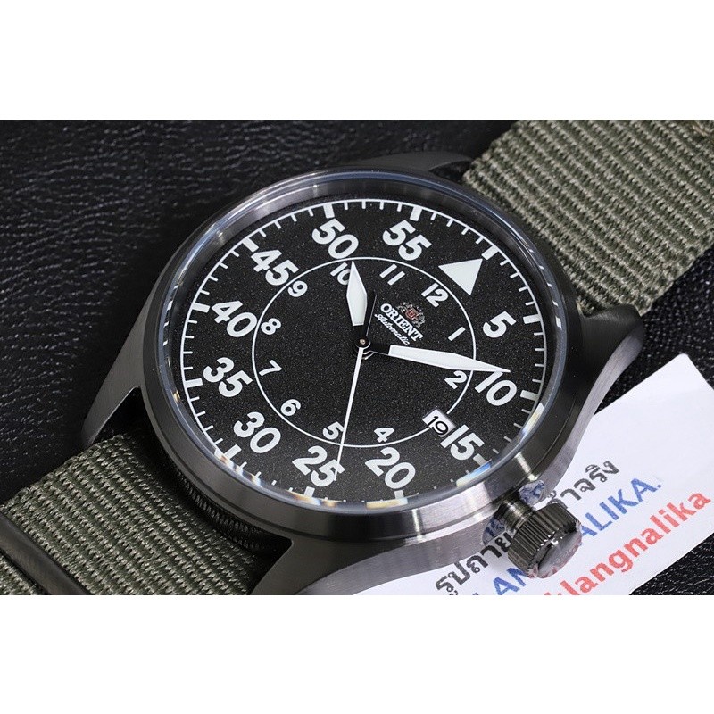 (แถมกล่องแบบพกพา) นาฬิกา Orient Flight Sports Automatic รุ่น RA-AC0H02N