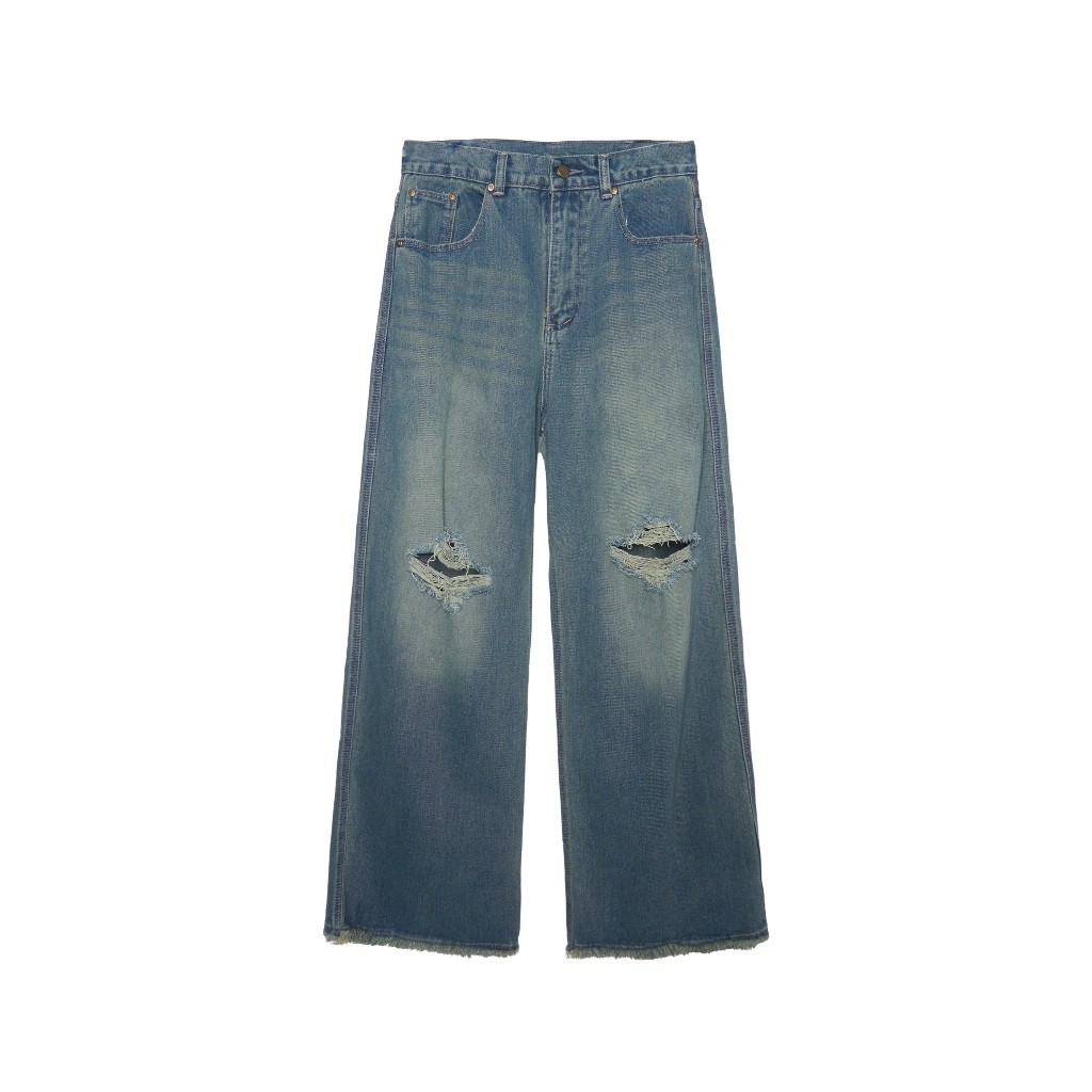 ♞,♘NWL24 nightmare 07 Baggy Pant Deep Blue กางเกงขายาว VD