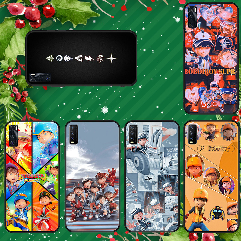 นุ่มสีดํา Samsung Galaxy S7 S7 Edge S8 S8 Plus S9 S9 Plus S10 S10E S25 S25 Ultra S25 pro Motif Boboi