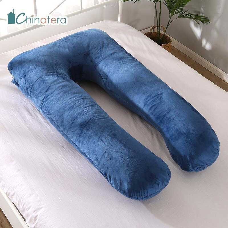 U [Chinatera] Shape Maternity Napping Pad Cushion Side Sleeper Bedding Pillow For Pregnancy Women