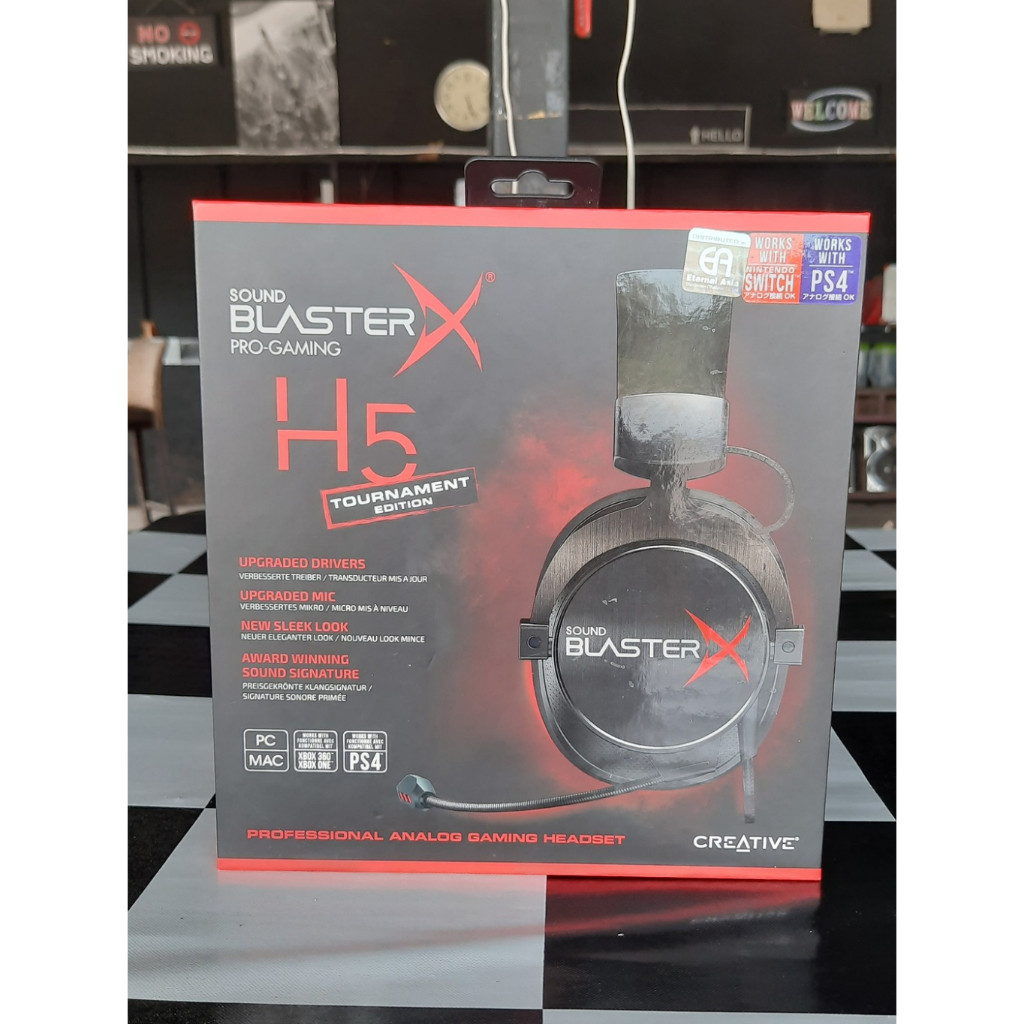 หูฟัง Creative Sound BlasterX H5 Tournament Edition ของแทร่!