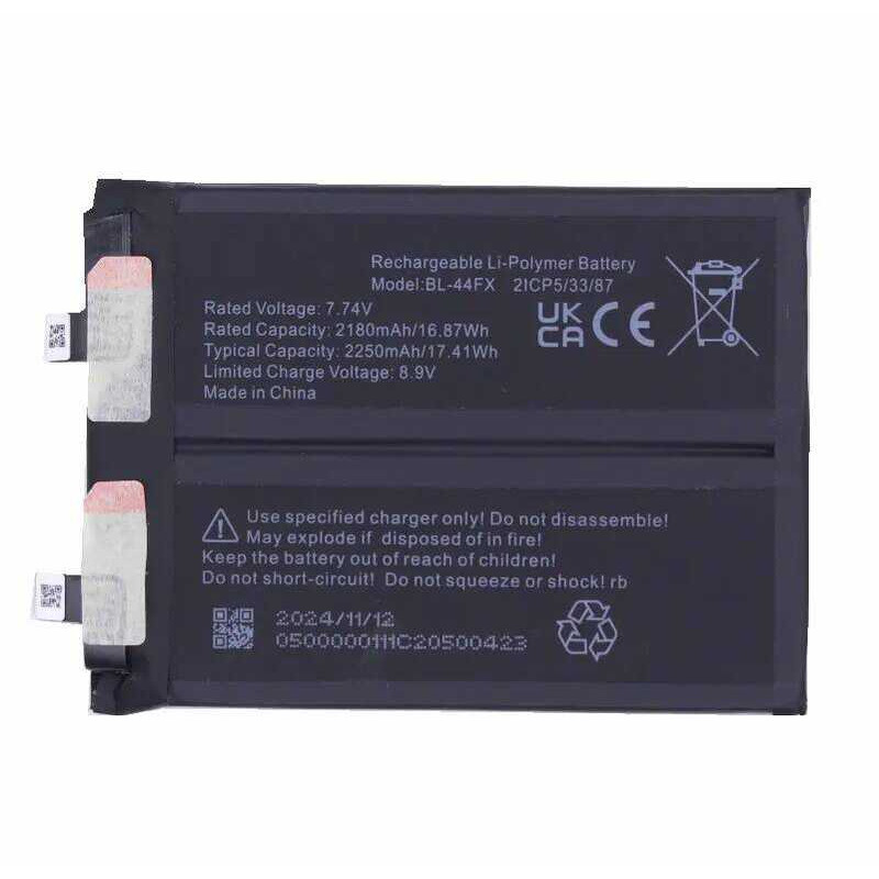▥ 1X4500mah Bl-44Fx เปลี่ยนแบตเตอรี่สําหรับ Lnfinix หมายเหตุ 12 Vip (X672) แบตเตอรี่โทรศัพท์