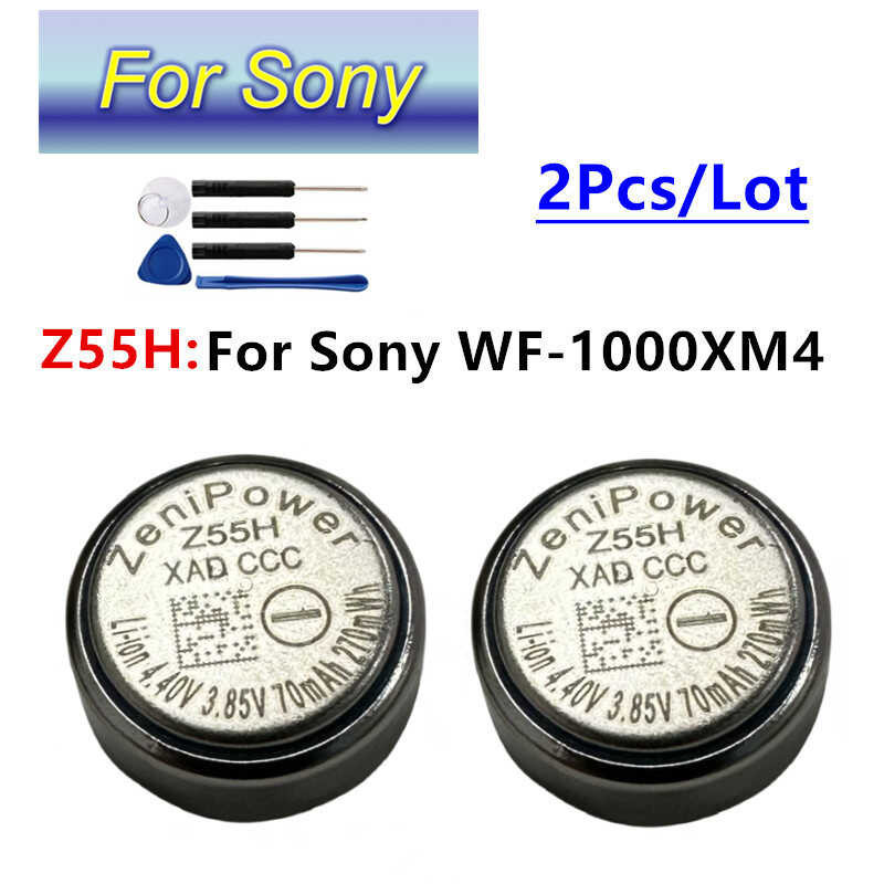 Δ 2 ชิ้น / ล็อตใหม่ Zenipower อะไหล่ Cp1254 1254 สำหรับ Sony Wf-1000Xm4