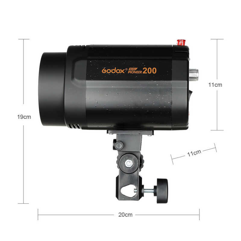 Godox 🍀 200W Monolight Photography Photo Strobe Flash Light Head (Mini Studio Flash,Godox Stud