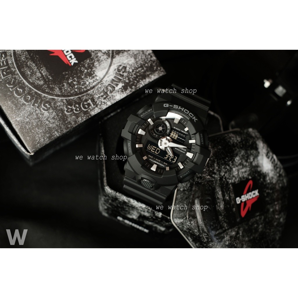 รับประกันศูนย์ไทย CMG G-SHOCK รุ่น GA-700-1BDR สีดำ สินค้าใหม่ ของแท้ ประกันศูนย์ Cmg 1 ปี GA-700MF