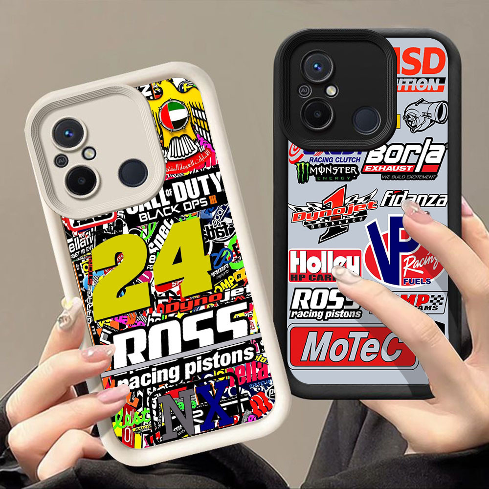 ปลอกสําหรับ Xiaomi Redmi POCO C55 C31 หมายเหตุ A2 10C A1 9A 7 9C 6A 9T 12C Pro A5 C71 Q-86 โลโก้