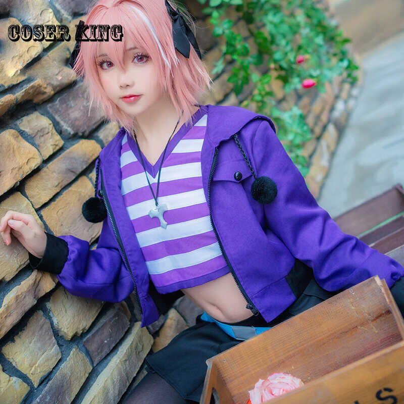 COSER [Lxyh- King] Fate Grand Order FGO Apocrypha Cosplay Costume FA Rider Astolfo Cosplay Costume