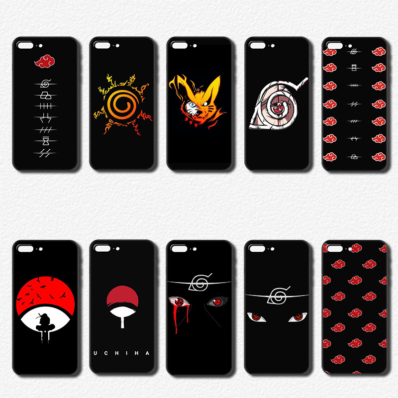 แฟชั่นนุ่มสีดําเคสโทรศัพท์สําหรับRealme 2 3 5 5i 5s 6 6i Pro RG655 NARUTOโลโก้วอลล์เปเปอร์Anti drop 