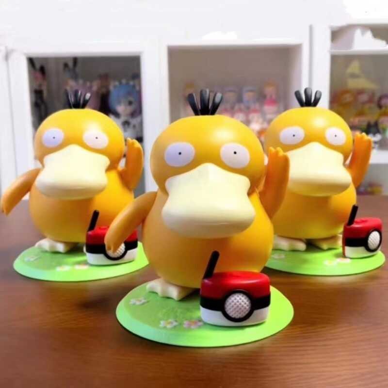 ◆ ใหม่ Psyduck เต้นรำแกว่งเสียงรุ่นตุ๊กตาอะนิเมะการกร