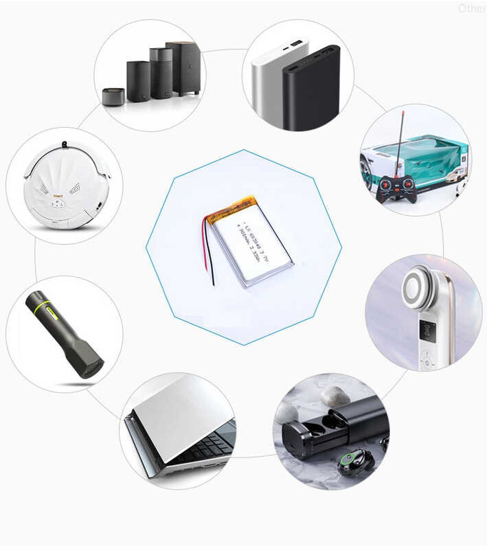 Δ 2Pcs 703048 1000Mah 3.7