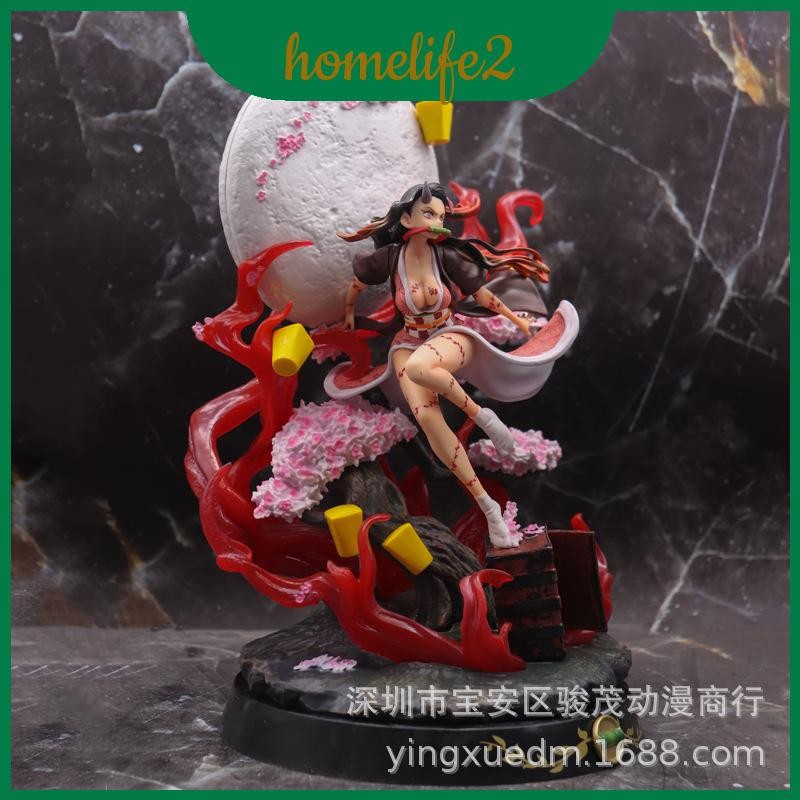 Exceptional Quality Demon Slayer Nezuko Gk Non-luminous Pvc Figure Model Collectors สําหรับ