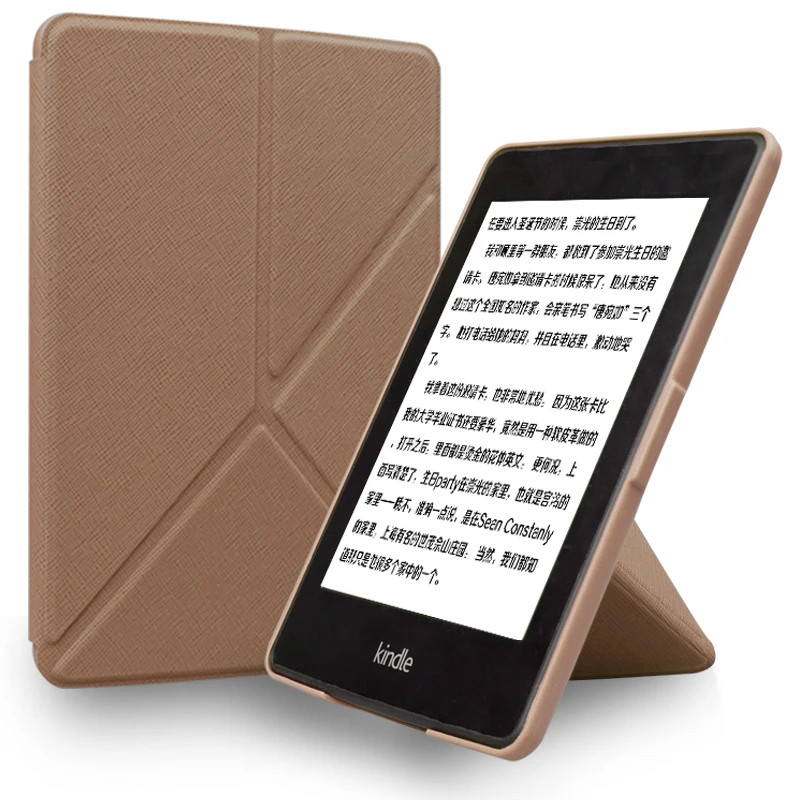 ในสต็อกสําหรับ Kindle Paperwhite 1/2/3 DP75SDI หนัง PU ฝาครอบสมาร์ทสําหรับ Kindle Paperwhite 3 กรณี