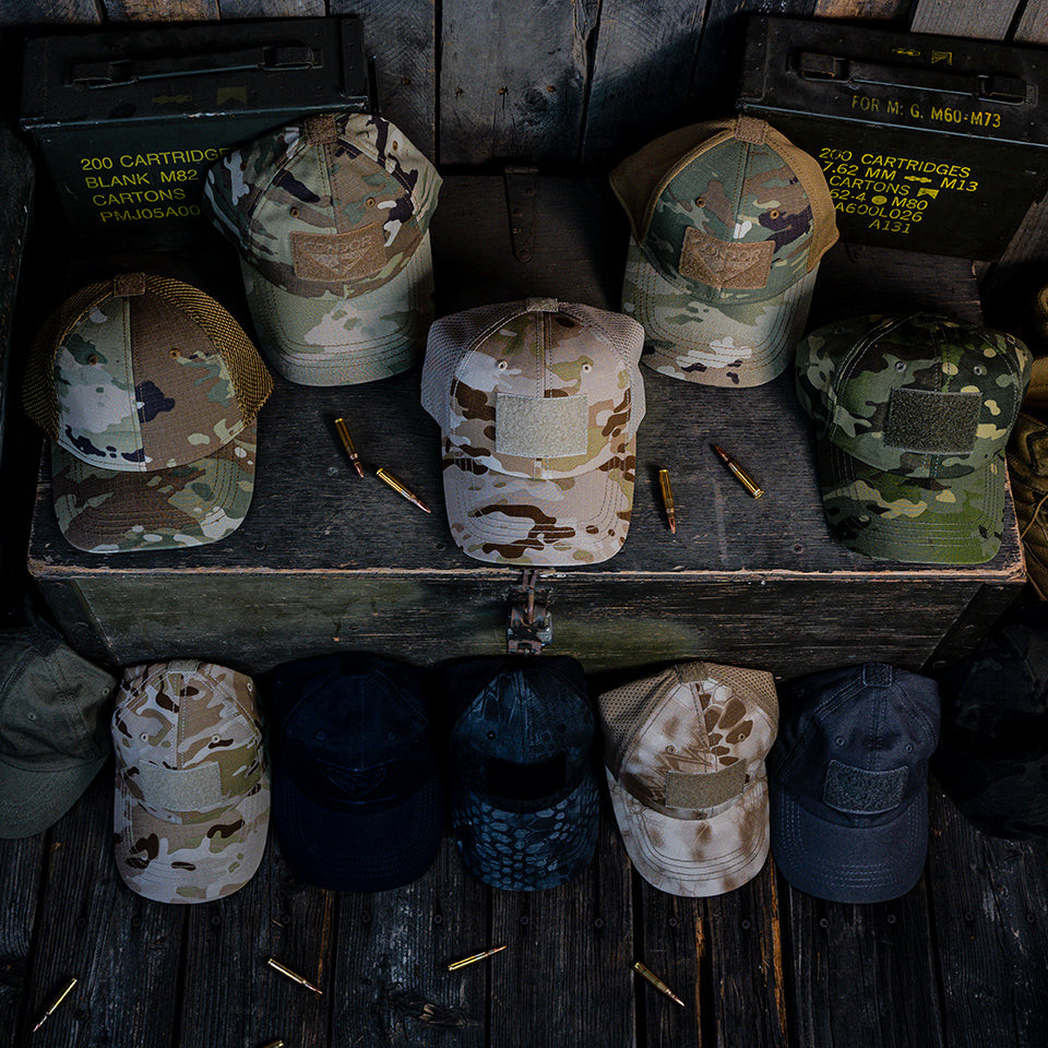 Condor - Mesh Tactical Cap [ Multicam Tropic ] หมวกแก๊ป กันแดด สีเขียวลายพราง มีตาข่ายด้านหลัง one
