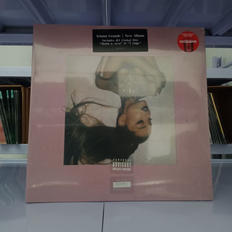 ในสต็อก ARIANA GRANDE Thank U, Next Target Clear Vinyl