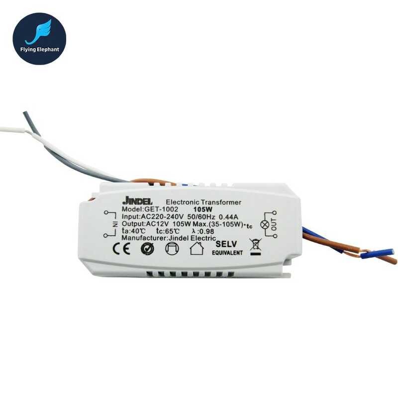 60W 🍀 105W 120W 160W Jindel Electronic Transformer Ac220-240V 50/60Hz For Crystal Halogen Tung - รูปที่ 2