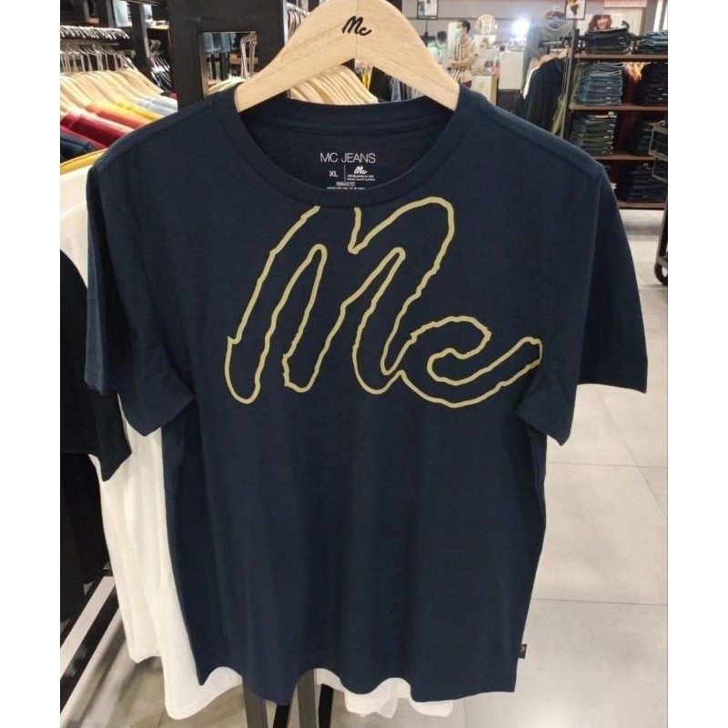 พร้อมส่ง️ เสื้อยืด Mc jeans เสื้อคอกลม ผ้านุ่ม ใส่ได้ทั้งผู้ชายและผู้ชาย