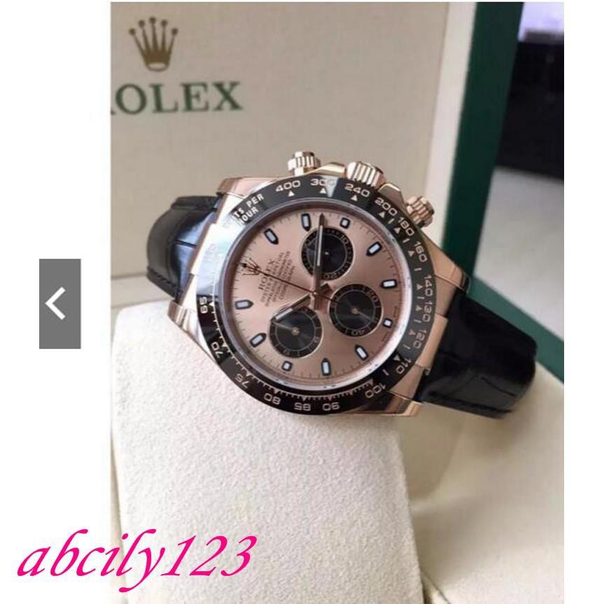 Rolex Daytona 116515LN ผู้ชายอัตโนมัตินาฬิกาช็อคโกแลตของนาฬิกาผู้ชาย