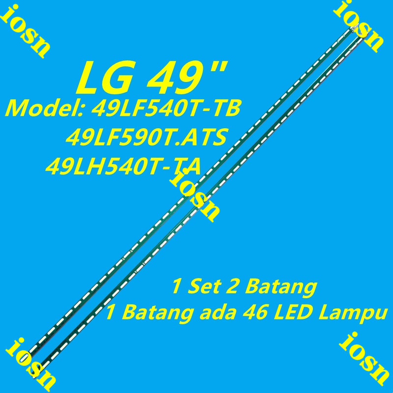 ในสต็อกใหม่ LG 49LF540T 49LF490T 49LH540T ทีวี LED BACKLIGHT BAR READY STOCK 49LF540 49LF590 49LH540