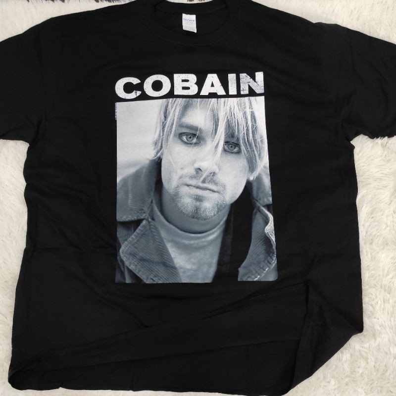 ♞,♘,♙เสื้อวง Nirvana Cobain ลิขสิทธิ์แท้ QX