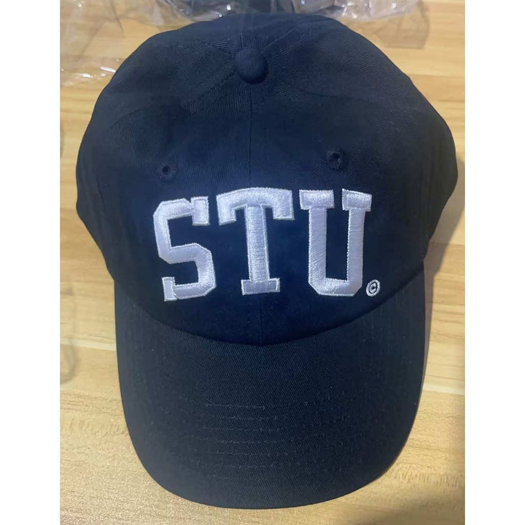 ♞,♘,♙Stussy ARCH STRAPBACK CAP สีดํา XSA