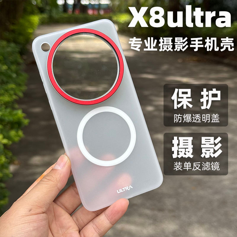 ใช้ได้กับ ต่อต้าน ค้นหา X8 พิเศษเปลือกการถ่ายภาพ 67 มม.เกลียวกรองเชลล์เลนส์ป้องกันปกโปร่งแสงเชลล์มืออาชีพ เอสแอลอาร์ กรองเลนส์ปกเดินทาง ซีพีแอล OPPO Find X8 Ultra