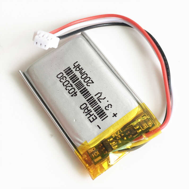 Δ 3.7V 200Mah 402030 แบตเตอรี่ลิเธียมโพลิเมอร์ Lipo แบบชาร์จไ