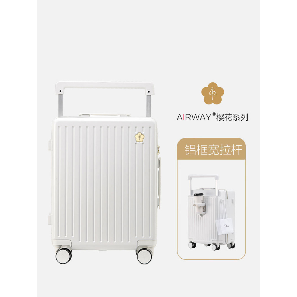 Airway กระเป๋าเดินทางหญิง 24 อินเทอร์เน็ตคนดังรถเข็นกระเป๋าเดินทาง Universal Wheel กระเป๋าเดินทาง I