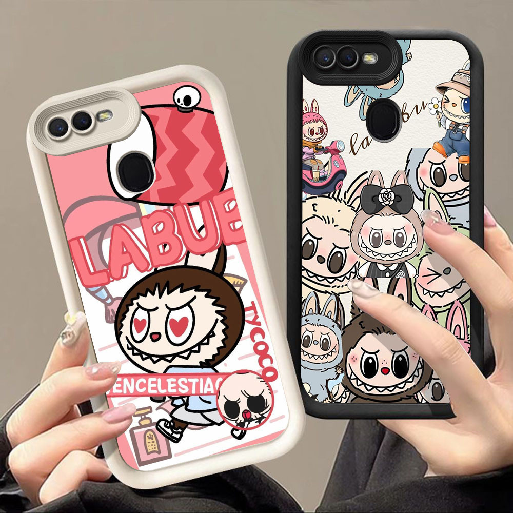 เคสสําหรับ OPPO Realme A12 A12s F7 C2 F9 C2s A5S A5 A1K A12E A7 A3S Pro Q-12 Labubu