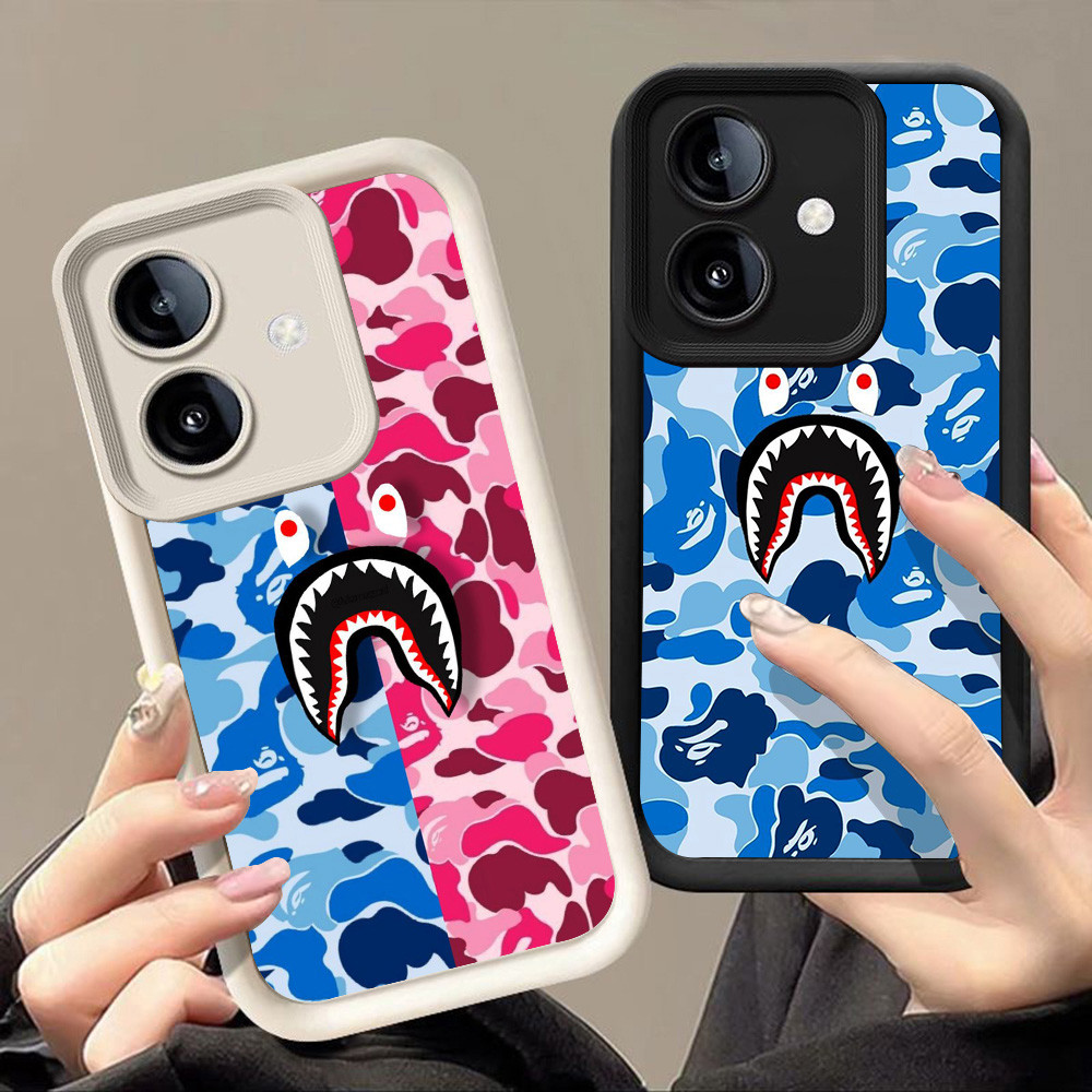 เคสสําหรับ OPPO A5i Realme C35 C31 C75 A3 A79 A3X Pro A5X Narzo 50A Prime 5G Q-35 bape shark