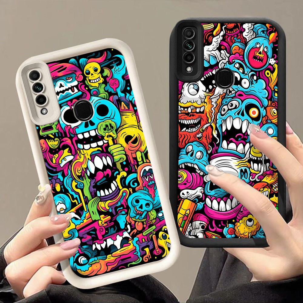 สําหรับ OPPO Reno A53 3 F15 A31 A33 A91 A53S Realme C17 C85 Pro 7i Q-48 Trippy