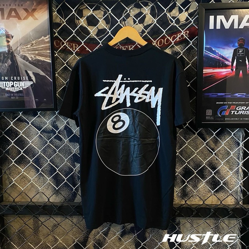 ♞,♘[Hustle.store]เสื้อยืด Stussy 8 Ball Lcb ss Tee มือ1ของแท้พร้อมส่ง️️️️️️️️ XSA