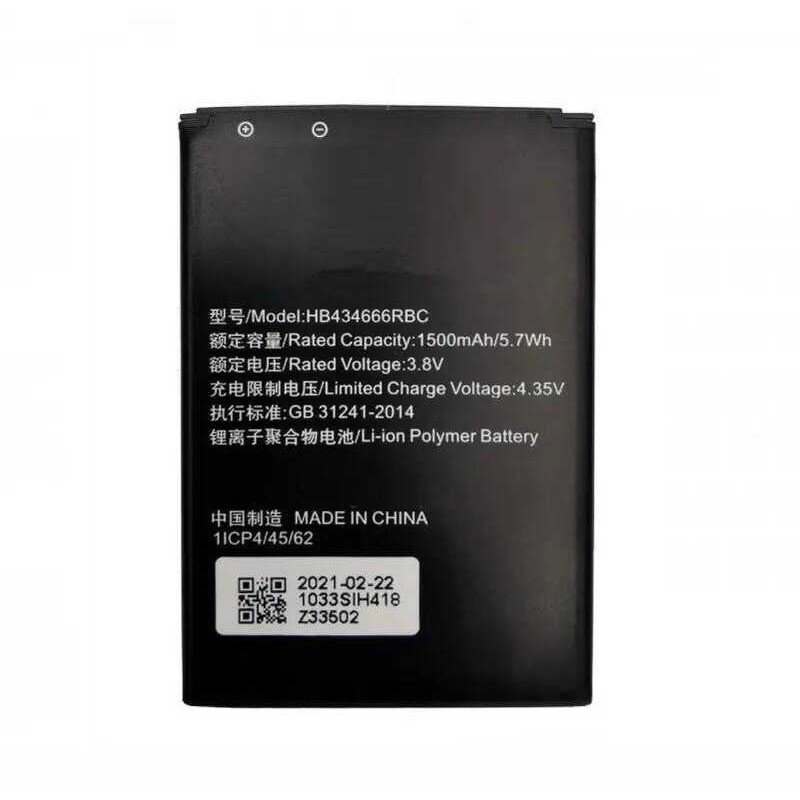 ▥ 1X1500mah HB 434666 RBC เปลี่ยนแบตเตอรี่สําหรับ Huawei Router E5573 E5573s E5573s-32 E5573s-3