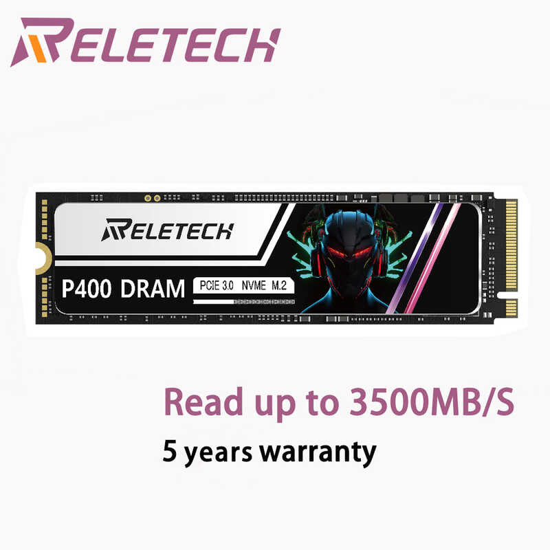 ตรวจสอบใหม่ P400 4 DRAM m2 ssd nvme PCIe3.0 × 4 256GB 1TB 2TB m.2 2280 โซลิดสเ