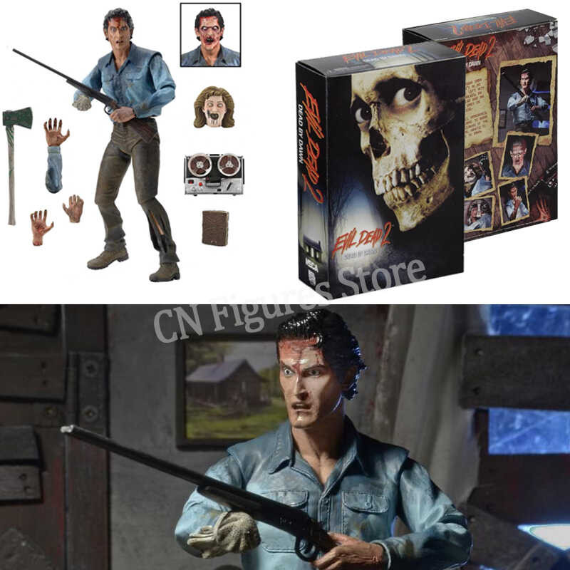 ◆ NECA Ash Evil 2 Dead By Dawn Figure Eligos คลาสสิก การกระทำ แบบ ของเล