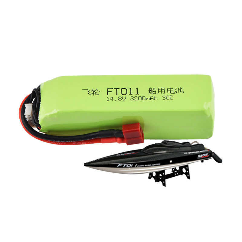 Δ Lipo Ft010 Ft011 3200Mah แบตเตอรี่ 4S 30C 803496 เรือ RC เฮลิคอปเตอร