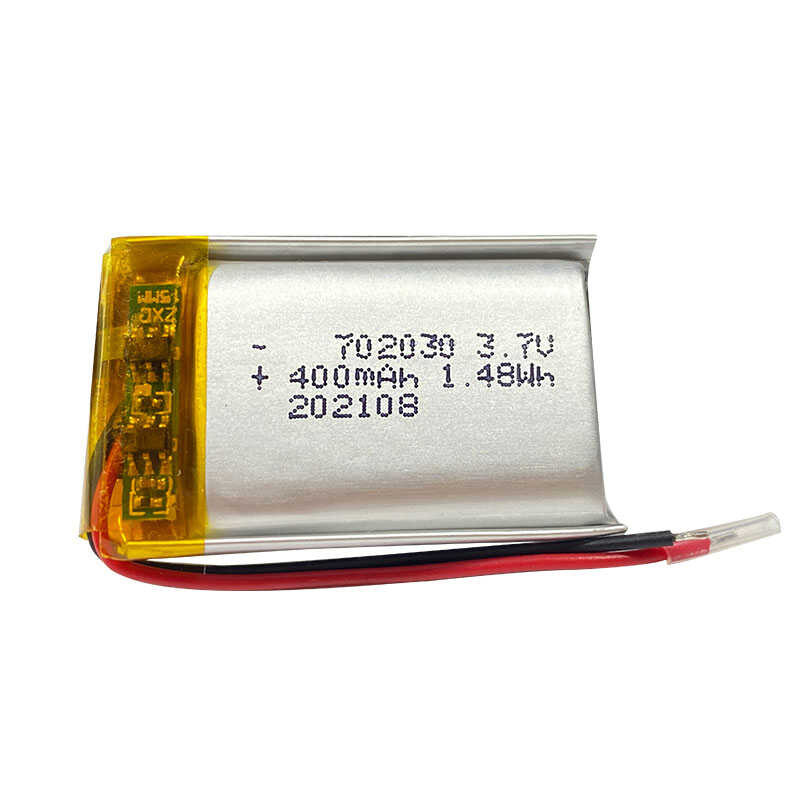 Δ 3.7V 702030 400Mah ลิเธียมโพลิเมอร์แบตเตอรี่แบบชาร์จไฟสำ