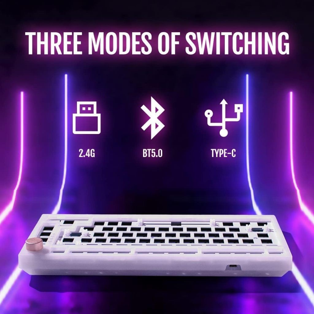 FEKER คีย์บอร์ด IK75 Pro Gasket Mechanical Keyboard Kit 75% 3 Mode RGB Backlit Hot-Swappable [7zT5N