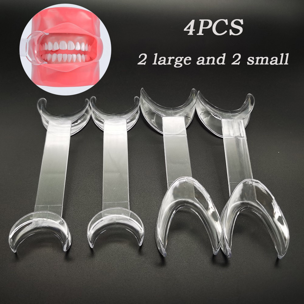 4 ชิ้น/เซ็ตทันตกรรมเปิดปาก T-Shape Cheek Lip Retractor Intraoral ปากเปิด Expander ทันตกรรมเครื่องมือ