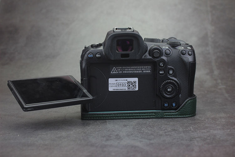 เหมาะสําหรับ Canon Micro Single EOSR6II กระเป๋ากล้องรุ่นที่สอง R5 เคสป้องกัน R8 ฐานอุปกรณ์เสริม RP R6 กล้องซองหนัง