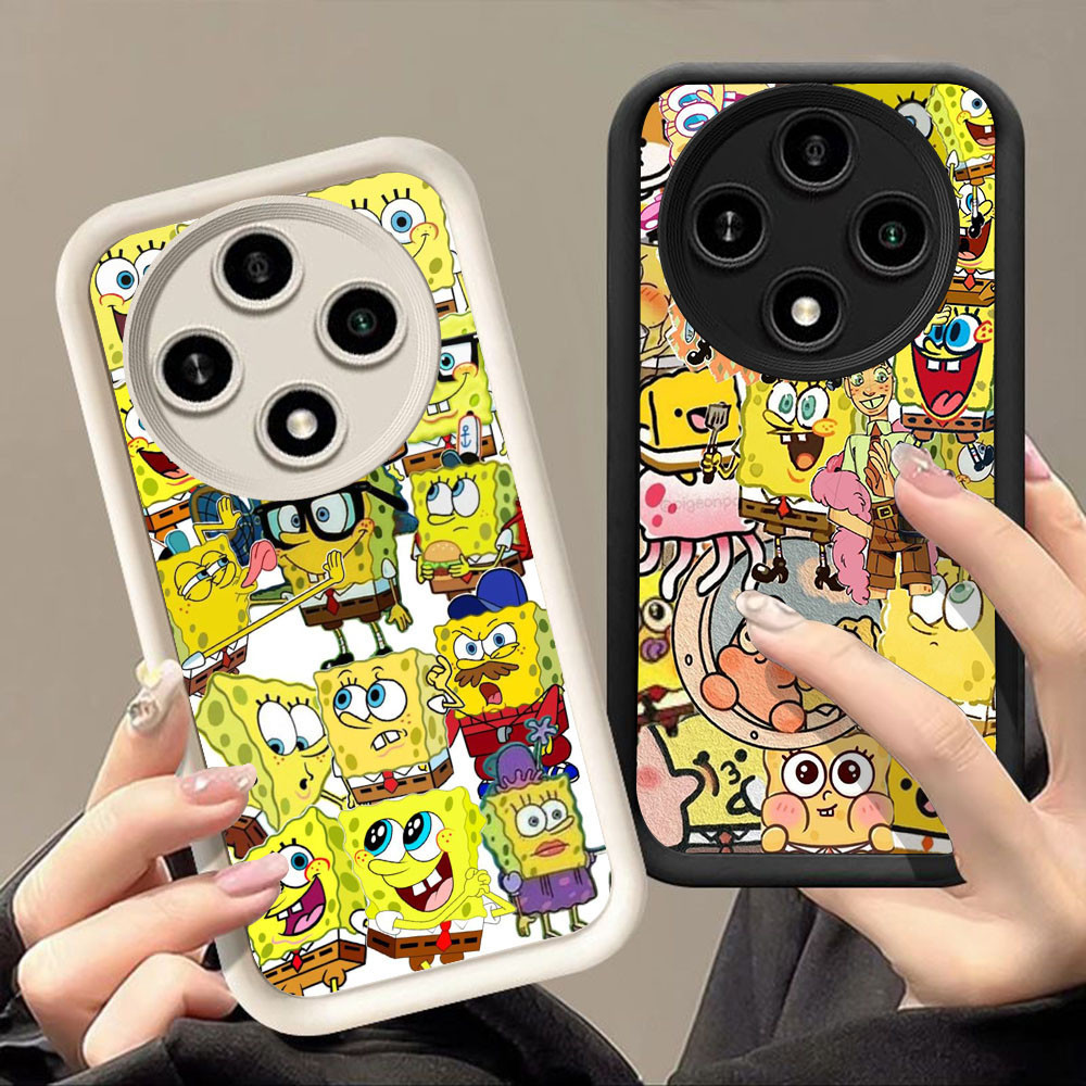 เคสสําหรับ VIVO IQOO Z9 T4 Y01A 13 NEO 10 Y300 Z9X Z10 Turbo Pro Plus 5G Q-65 spongebob