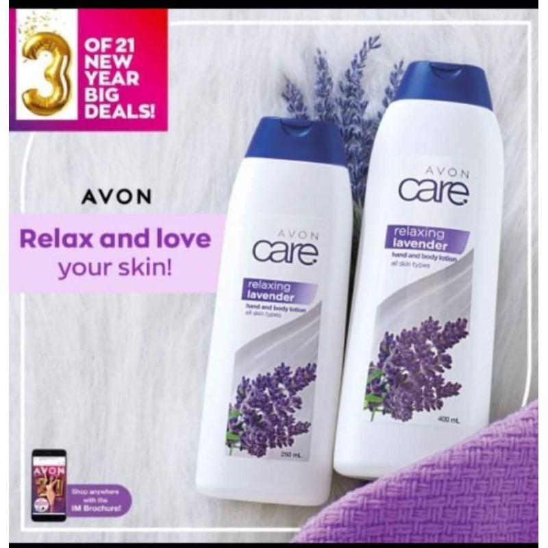 ในสต็อก AVON CARE LAVENDER HAND & BODY LOTION