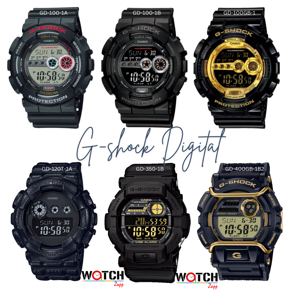 Casio G-Shock นาฬิกาข้อมือ รุ่น GD-100 GD-100GB GD-400 GD-400GB GD-100