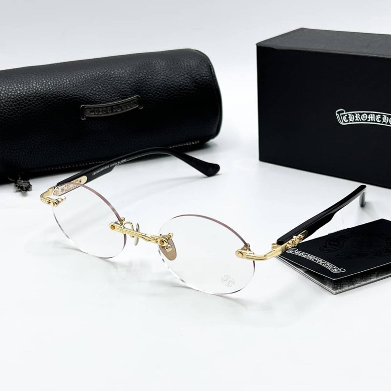 New Arrivals  Chrome Heart Glasses  กรอบแว่นสายตา | งาย | ออริ  | ไซส์ | ดูที่รรูปขาแว่น | อุปกรณ์