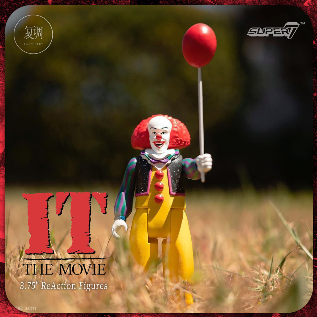 [ดูเพล็กซ์] พร้อมสต็อก Super7 Clown Return Card Pennywise Pennywise Wall Card