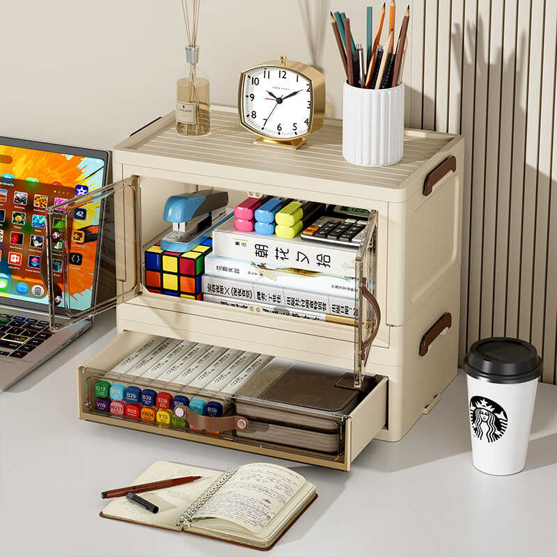 Box Stationery Desop Storage Cabinet Multifunctional Plastic Drawer Rack Large-Capacity Shelf