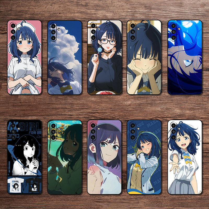 เคสโทรศัพท์สีดําแฟชั่นสําหรับ Samsung M40 M40S M42 M54 M14 M34 M62 F54 Quantum 2 GR12 Anna Yanami Co