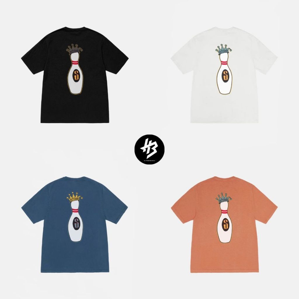 ♞,♘,♙[ของแท้] STÜSSY KINGPIN TEE PIGMENT DYED DS