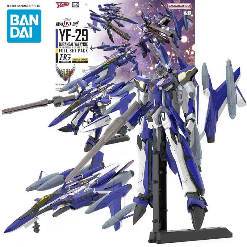 ◆ Bandai Original Model Set HG 1/100 Yf-29 DURANDAL VALKYRIE อะนิเมะหุ่นประกอบ