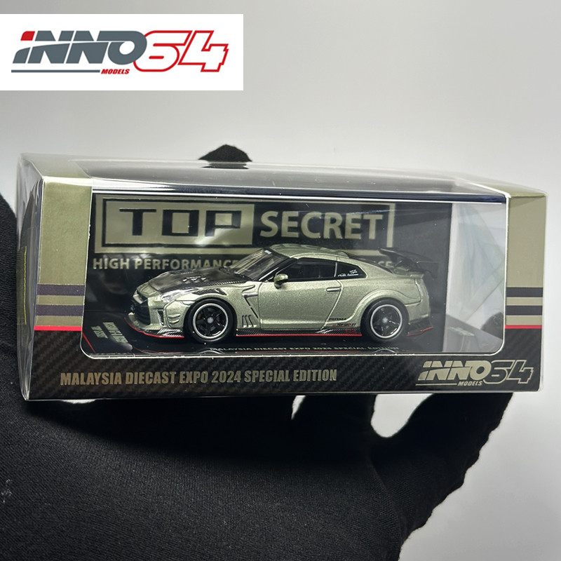 INNO 1:64 GTR R35 TOP SECRET Malaysia รถโมเดลเหล็ก